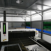 FL-L1560FH-1000-IPG Волоконный лазерный станок для резки листового металла с кабинетной защитой